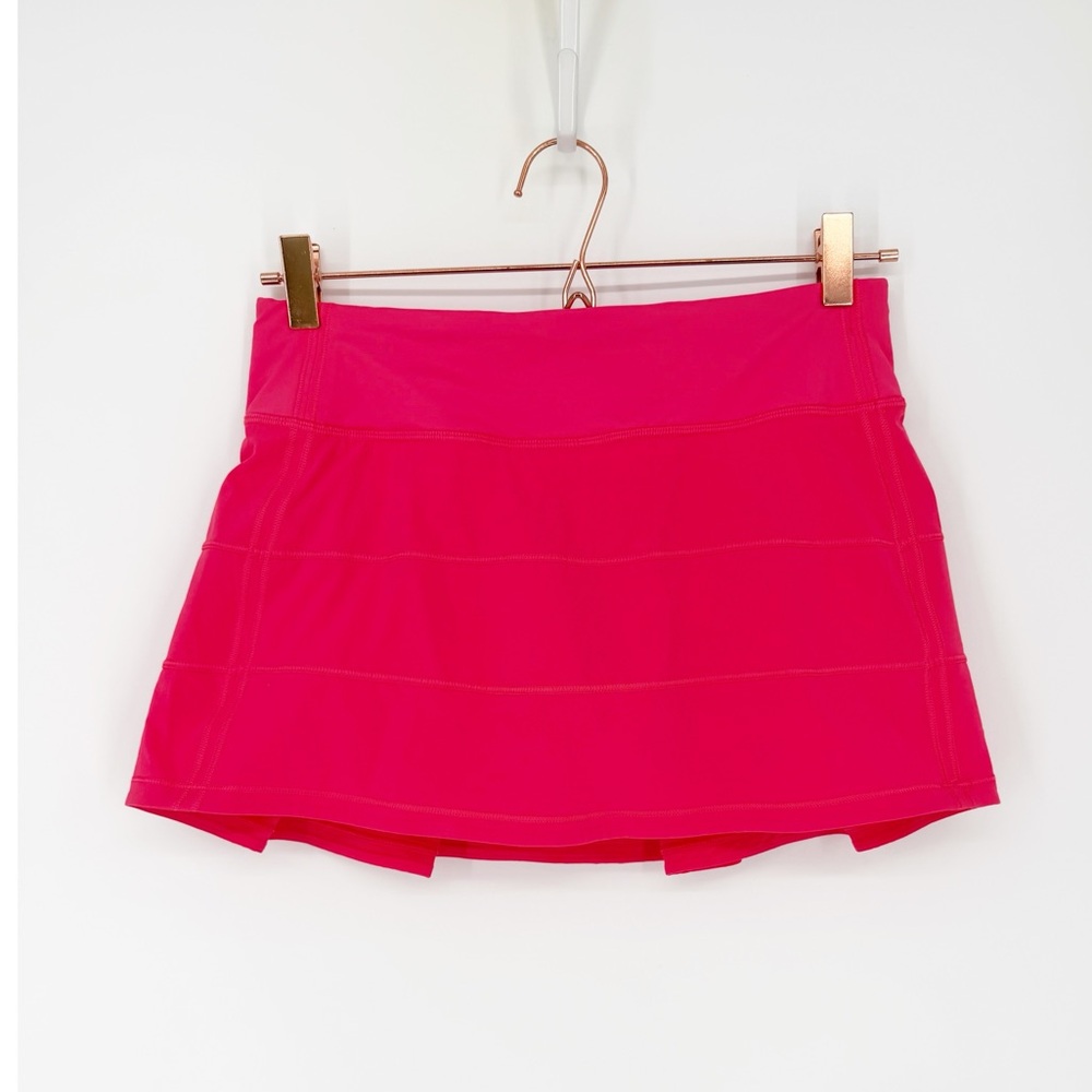Lululemon Pace Rival Mid-Rise Skirt Lip Gloss Size 4 - Picture 2 of 7